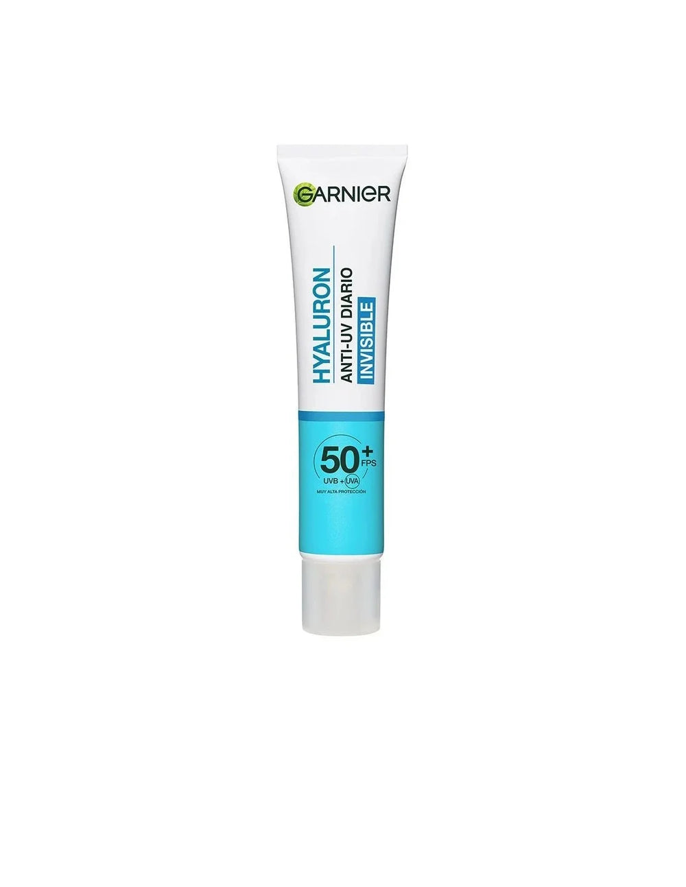 Garnier Hyaluron Anti-Uv Fluido Protector Barrera Cutánea Invisible Spf50 Unisex, 40 ml