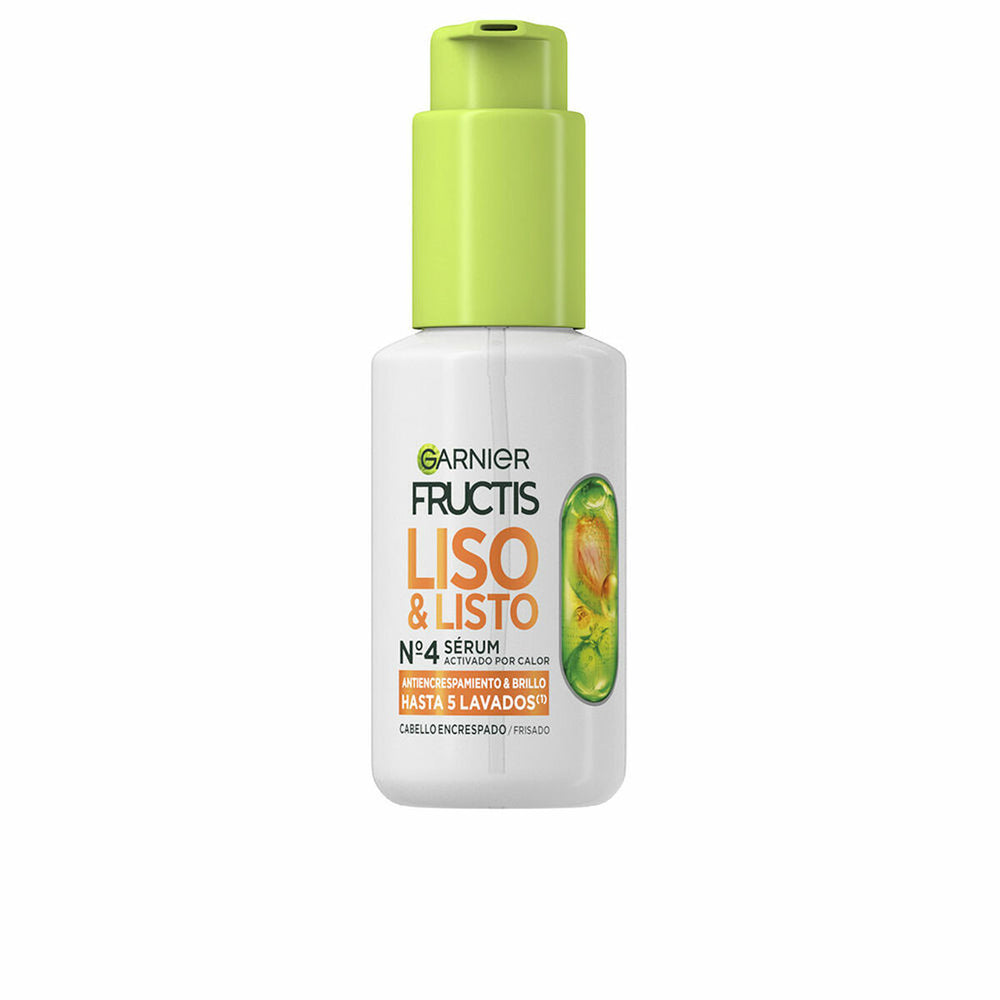 Garnier Fructis Liso y Listo N4 Sérum Antiencrespamiento Activado Por Calor Unisex, 50 ml
