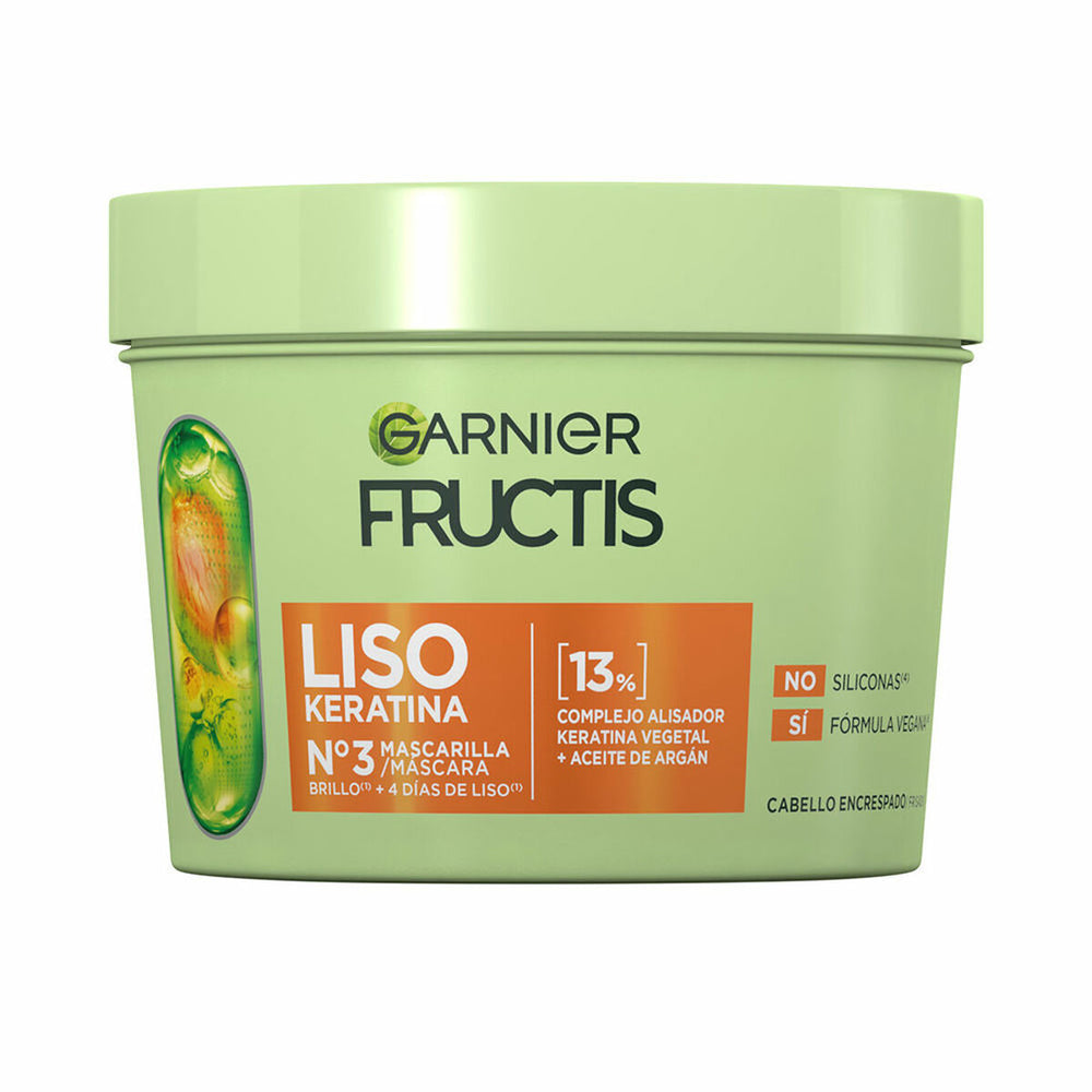 Garnier Fructis Liso Keratina N3 Mascarilla Liso Unisex, 370 ml