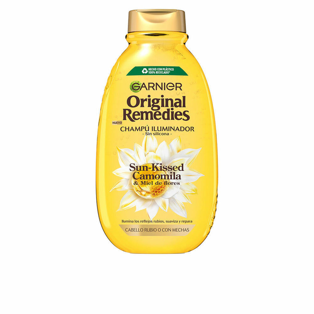 Garnier Original Remedies Champú Iluminador Camomila Unisex, 400 ml