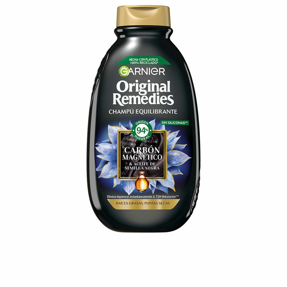 Garnier Original Remedies Carbón Magnético Champú Unisex, 400 ml