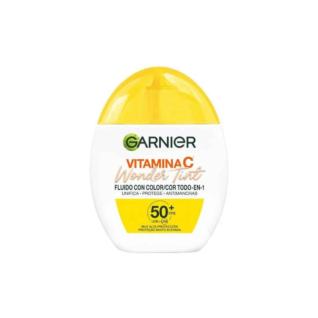 Garnier Vitamina C Wonder Tint Fluido Con Color Spf50 Claro Unisex, 40 ml