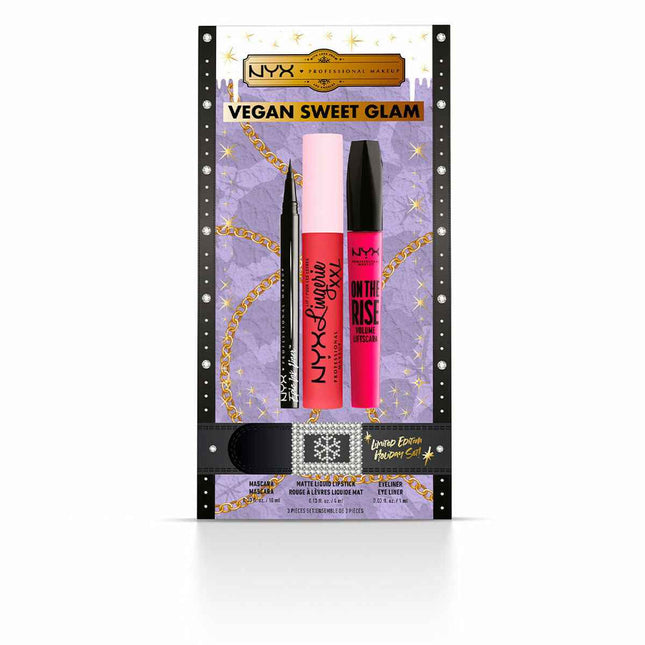 NYX Vegan Sweet Glam Limited Edition Lote 3 Piezas Unisex