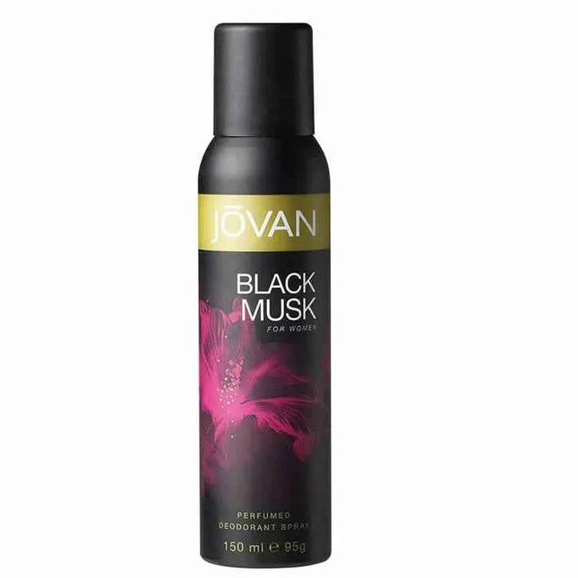 Jovan Black Musk – Perfumed Deodorant Spray Unisex, 150 ml