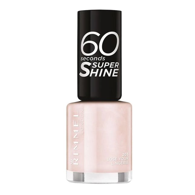 Rimmel London 60 Seconds Super Shine Nail Lacquer 203 Lose Your Lingerie Unisex