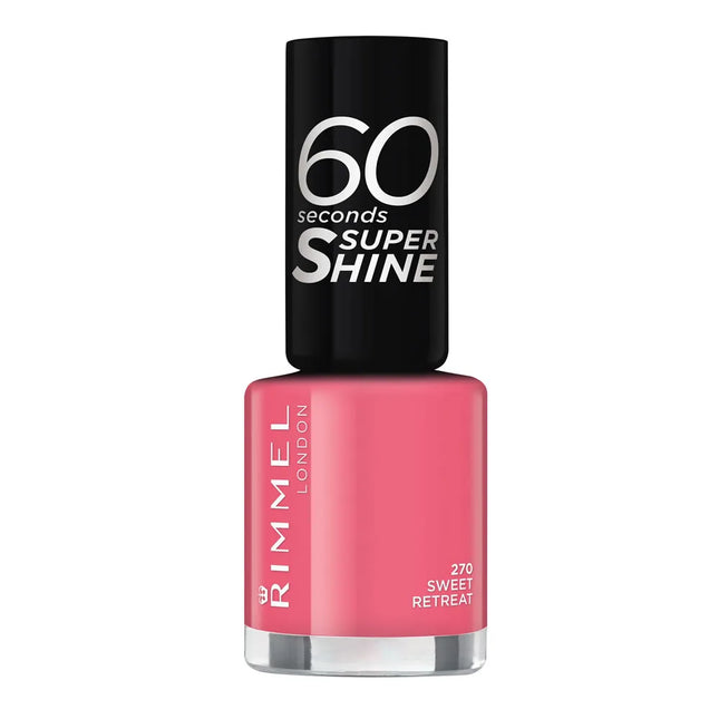 Rimmel London 60 Seconds Super Shine Nail Lacquer 270 Sweet Retreat Unisex