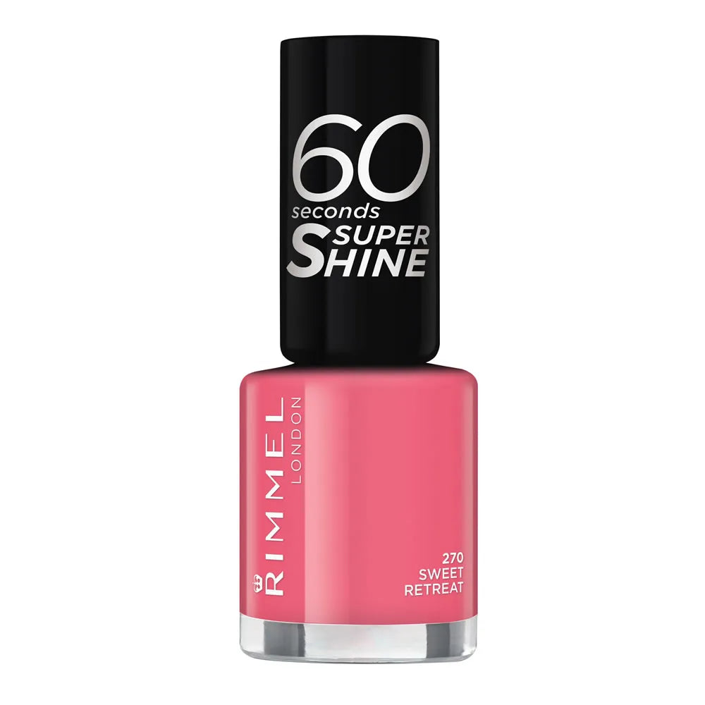 Rimmel London 60 Seconds Super Shine Nail Lacquer 270 Sweet Retreat Unisex