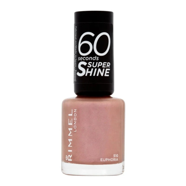 Rimmel London 60 Seconds Super Shine Nail Lacquer 510 Euphoria Unisex