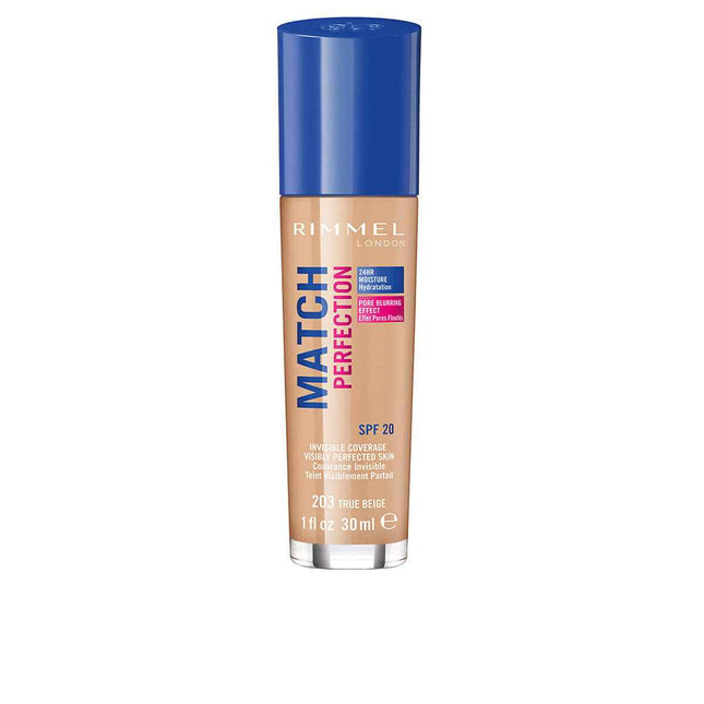 Rimmel London Match Perfection – Foundation 203 Unisex, 30 ml