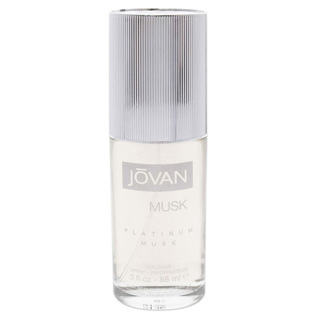 Jovan Musk Platinum Musk – Eau de Cologne for Men, 88 ml