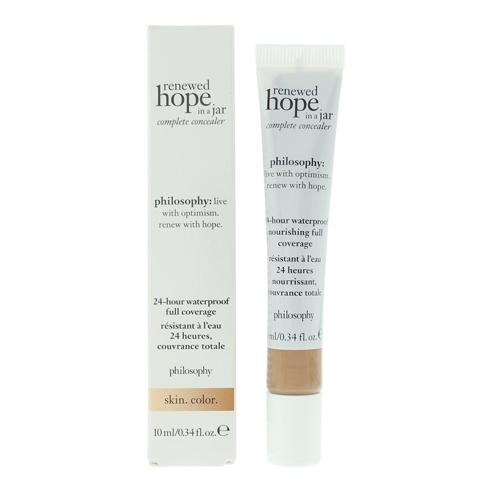 Philosophy Renewed Hope In A Jar Waterproof Full Coverage – Liquid Concealer for Women, 6.5, Tan, 10 ml