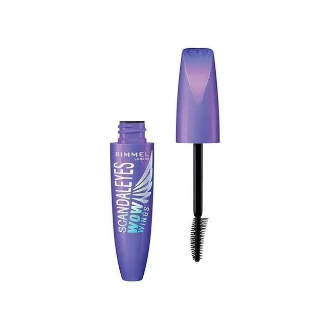 Rimmel London Scandaleyes Wow Wings – Mascara 001 Black Unisex, 12 ml