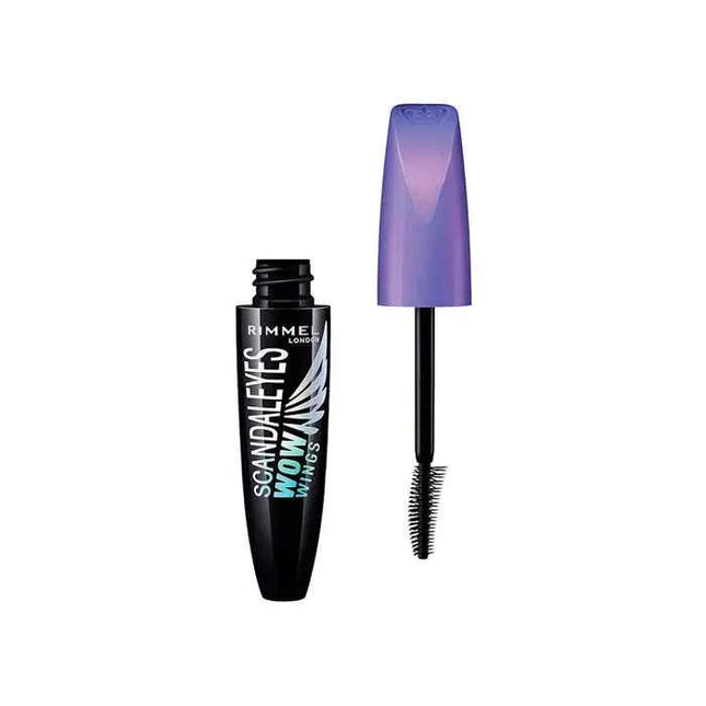 Rimmel London Scandaleyes Wow Wings – Mascara 003 Extreme Black Unisex, 12 ml