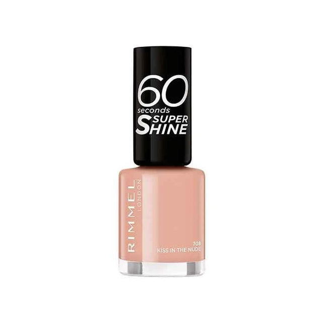 Rimmel London Rimmel 60 Seconds Super Shine 708 Kiss In The Nude Unisex