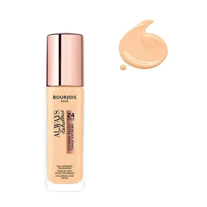Bourjois Always Fabulous – Foundation 24H Spf20 120 Claer Ivory Unisex, 30 ml