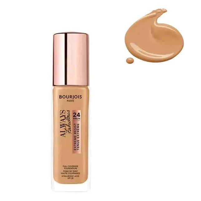 Bourjois Always Fabulous – Foundation 24H Spf20 410 Golden Beige Unisex, 30 ml