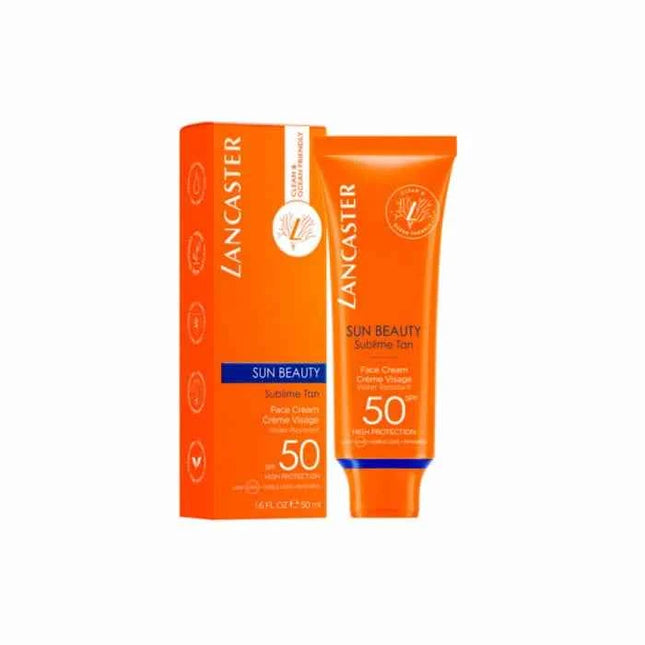 Lancaster Sun Beauty Sublime Tan Face – Cream Spf50 Unisex, 50 ml