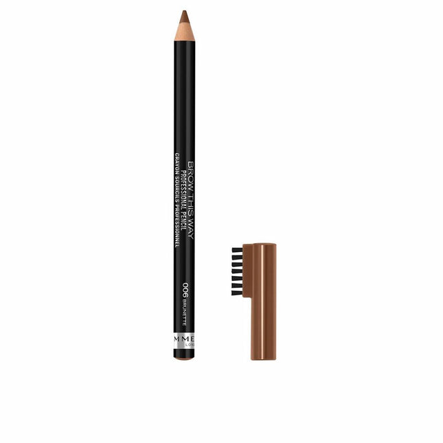 Rimmel London Brow This Way Professional Pencil 006-Brunette Unisex