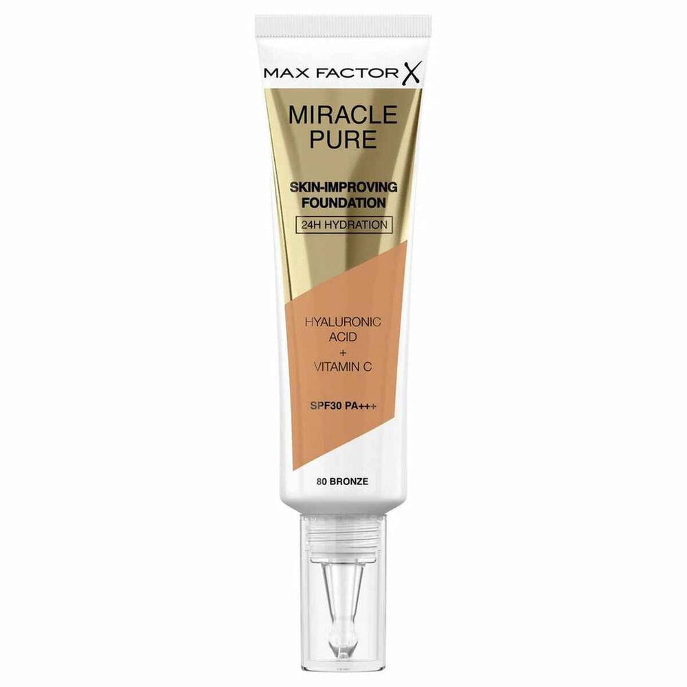 MAX Factor Miracle Pure – Foundation Spf30 80-Bronze Unisex