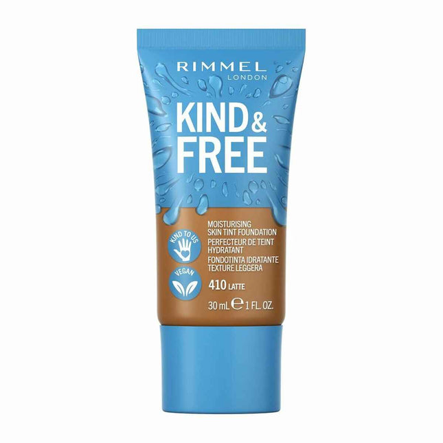 Rimmel London Kind y Free Skin Tint – Foundation 410-Latte Unisex