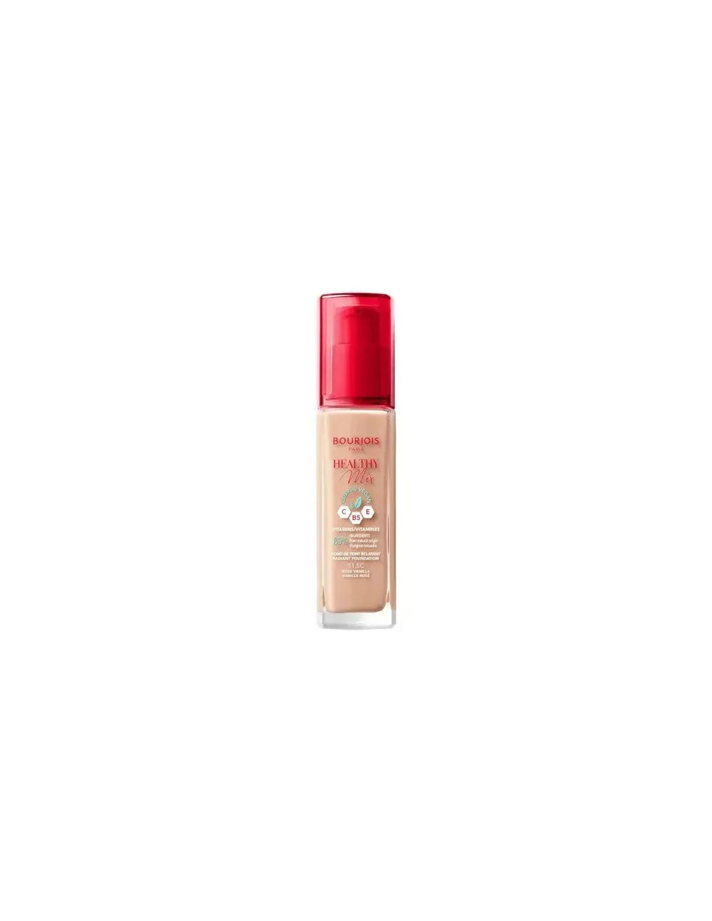 Bourjois Healthy Mix Radiant – Foundation 515-Rose Vanilla Unisex, 30 ml