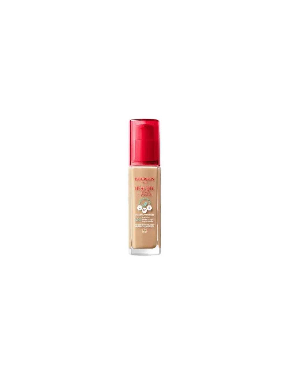 Bourjois Healthy Mix Radiant – Foundation 54-Beige Unisex, 30 ml