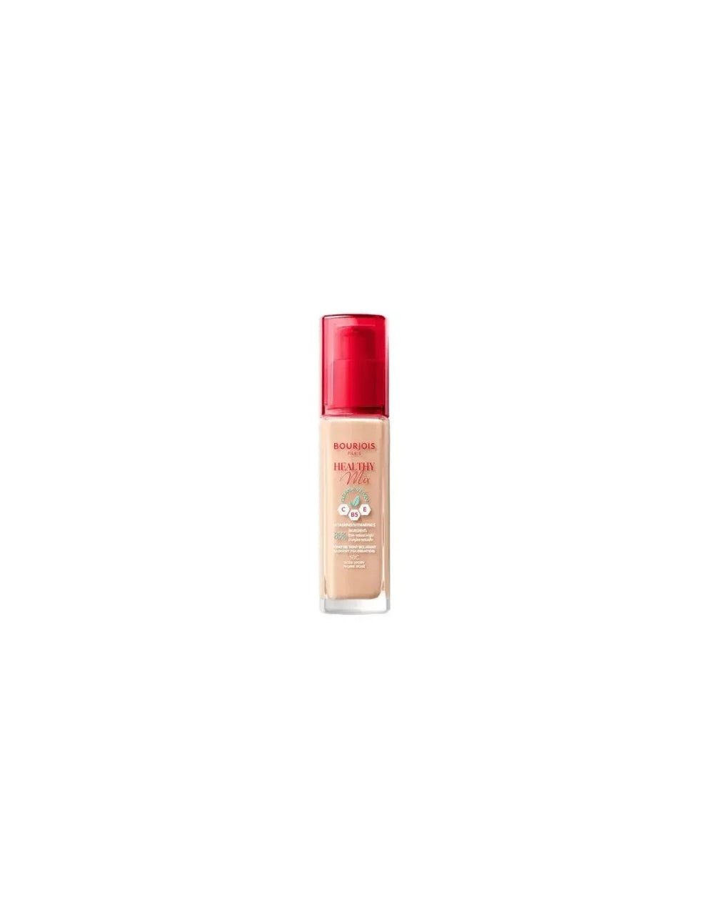 Bourjois Healthy Mix Radiant – Foundation 51-Light Vanilla Unisex, 30 ml