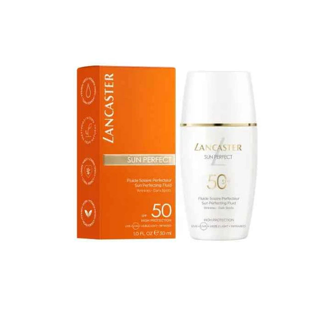 Lancaster Sun Perfect Sun Perfecting Fluid Wrinkles Dark Spots Spf50 Unisex, 30 ml