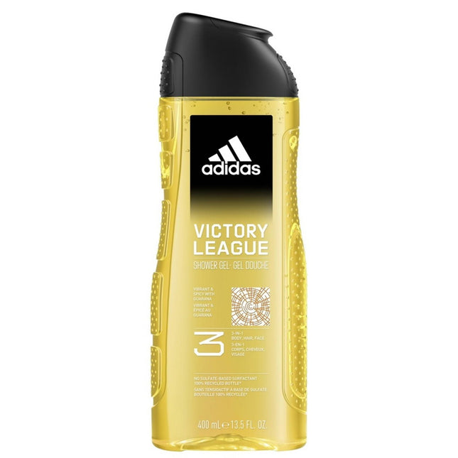 Adidas Victory League – Shower Gel & Shampoo 2-in-1 for Men, 400 ml