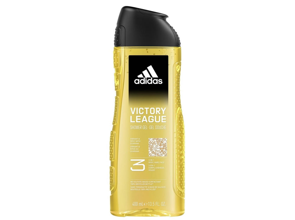 Adidas Victory League – Shower Gel & Shampoo 2-in-1 for Men, 400 ml