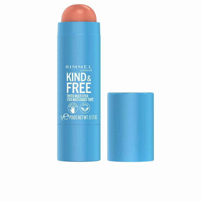 Rimmel London Kind y Free Tinted Multi Stick 002-Peachy Cheeks Unisex, 5 g