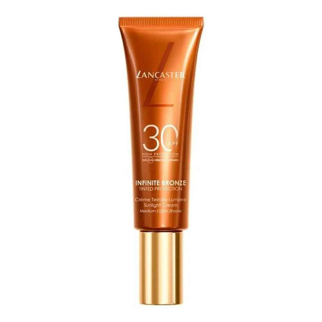 Lancaster Infinite Bronze Crema Solar Con Color Spf30 Medium Unisex, 50 ml