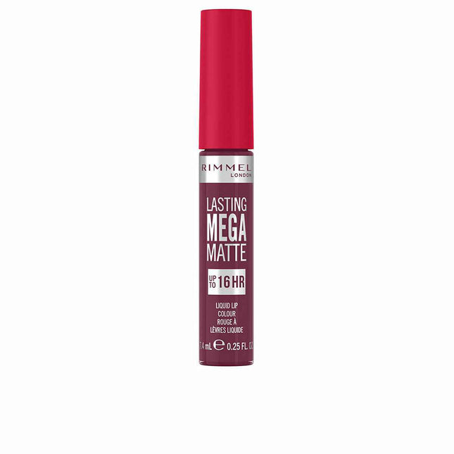 Rimmel London Lasting Mega Matte Liquid Lip Colour 940-Rock Me Purple Unisex, 7,4 ml
