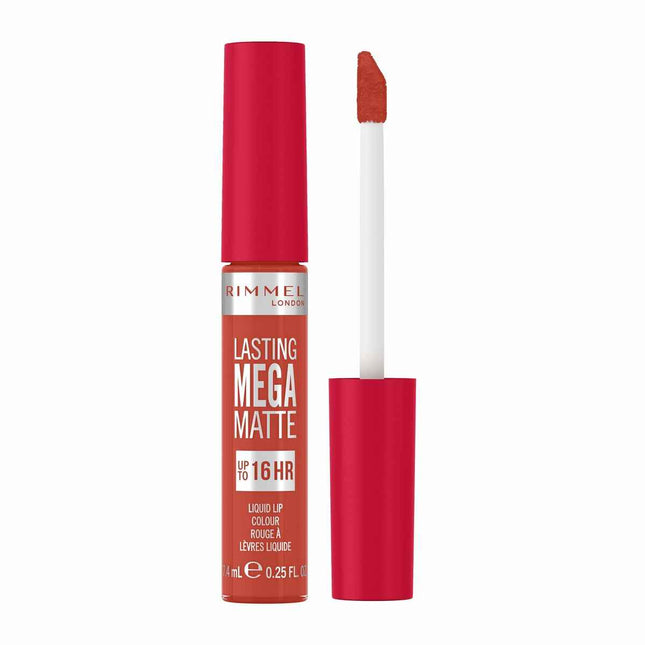 Rimmel London Lasting Mega Matte Liquid Lip Colour 920-Scarlet Flames Unisex, 7,4 ml