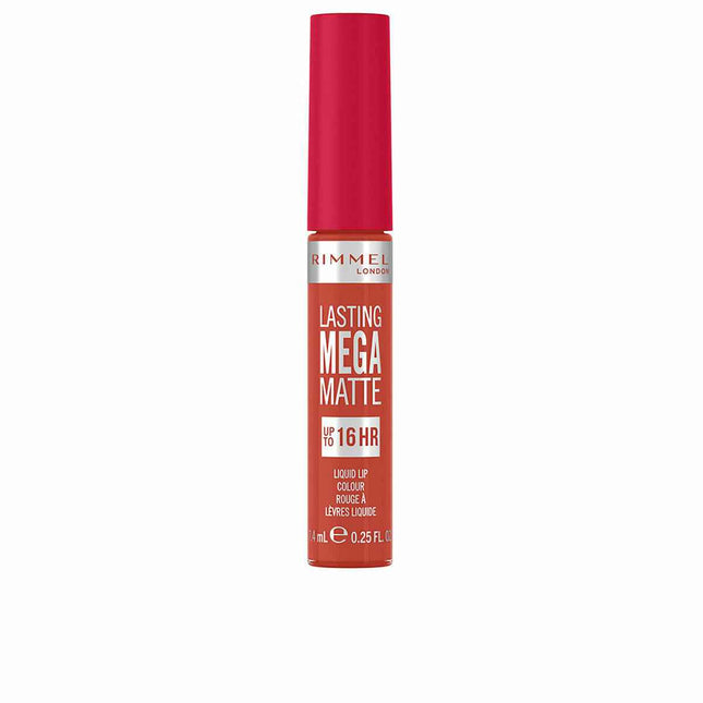 Rimmel London Lasting Mega Matte Liquid Lip Colour 920-Scarlet Flames Unisex, 7,4 ml