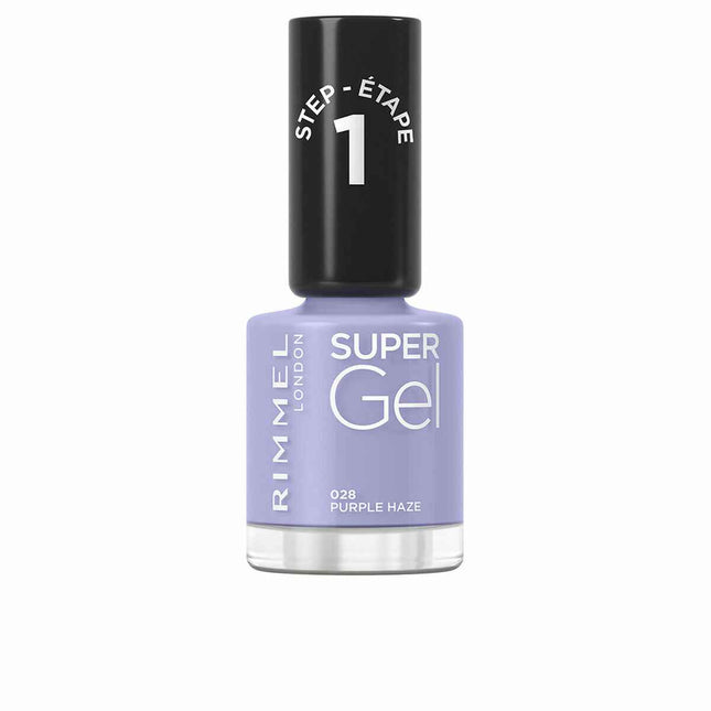 Rimmel London Super – Gel Esmalte De Uñas 028-Purple Haze Unisex, 12 ml