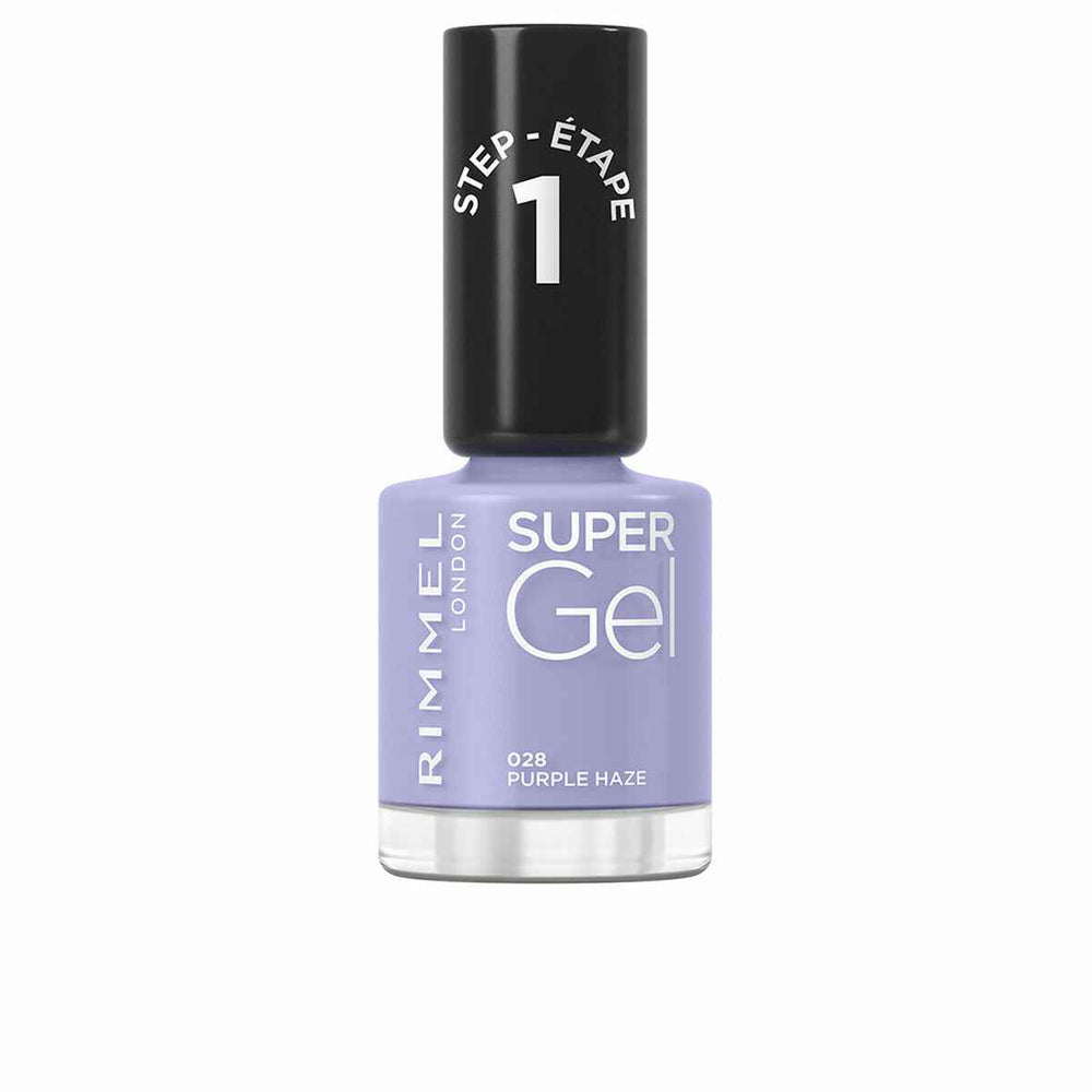 Rimmel London Super – Gel Esmalte De Uñas 028-Purple Haze Unisex, 12 ml