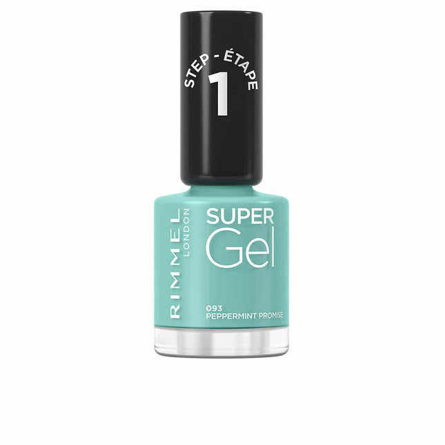 Rimmel London Super – Gel Esmalte De Uñas 093-Peppermint Promise Unisex, 12 ml