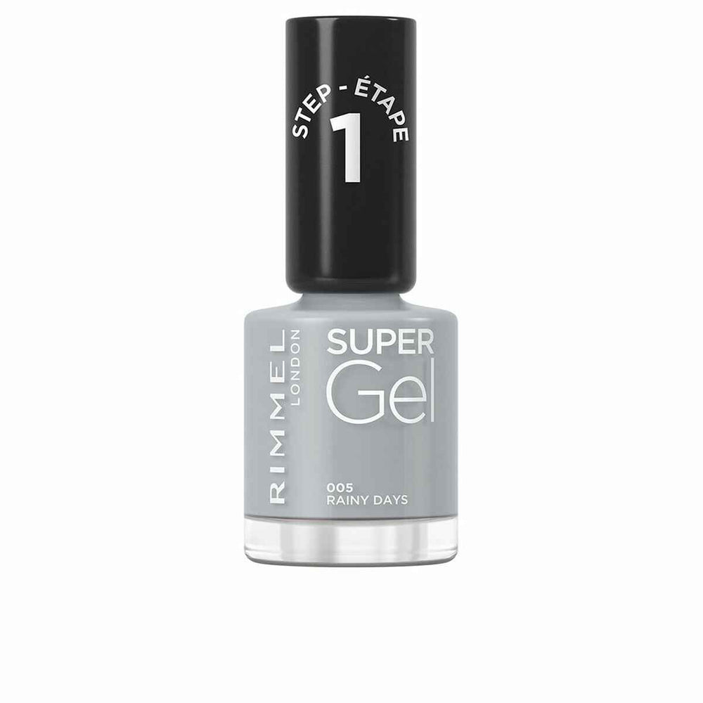 Rimmel London Super – Gel Esmalte De Uñas 005-Rainy Days Unisex, 12 ml