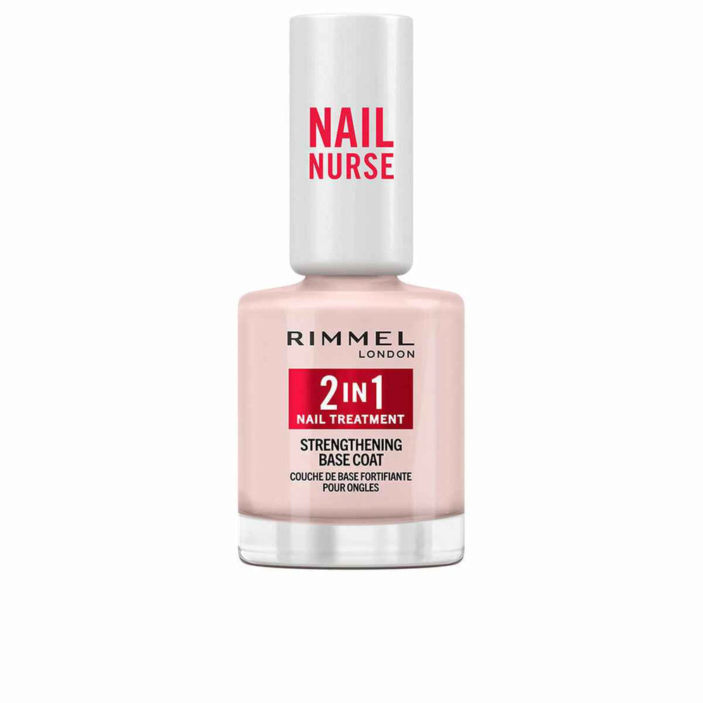Rimmel London Nail Nurse 2 In 1 Tratamiento De Uñas y Base Coat Unisex, 12 ml