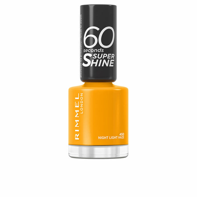 Rimmel London 60 Seconds Super Shine Esmalte De Uñas 450-Night Light Haze Unisex, 8 ml
