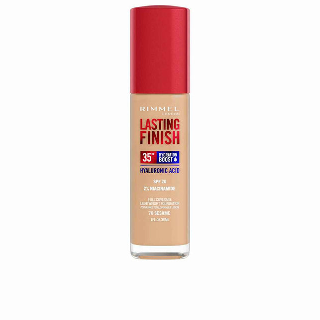 Rimmel London Lasting Finish Hydration Boost Spf20 070-Sesame Unisex, 30 ml