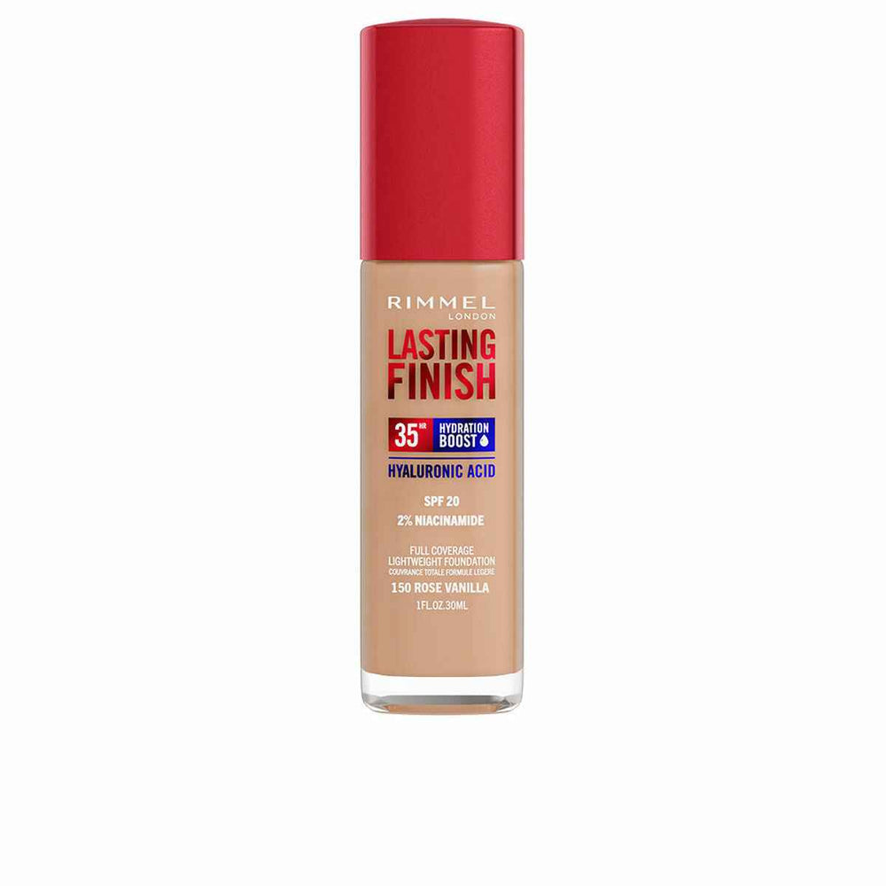 Rimmel London Lasting Finish Hydration Boost Spf20 150-Rose Vanilla Unisex, 30 ml