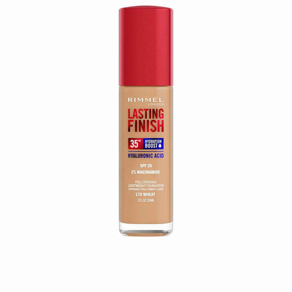Rimmel London Lasting Finish Hydration Boost Spf20 200-Soft Beige Unisex, 30 ml