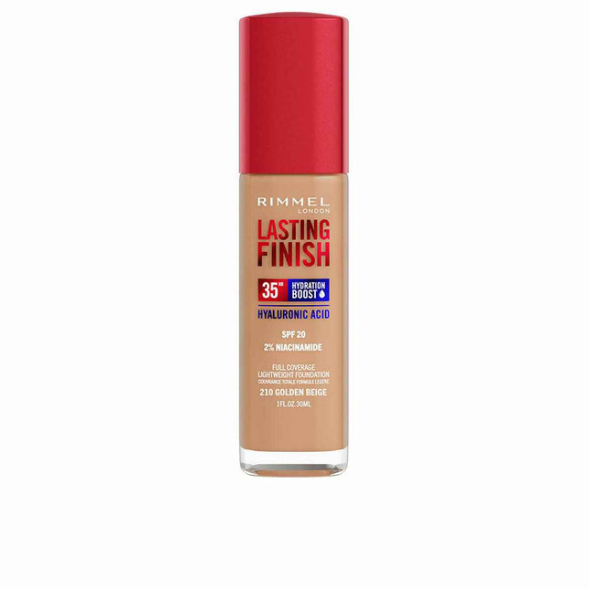Rimmel London Lasting Finish Hydration Boost Spf20 210-Golden Beige Unisex, 30 ml