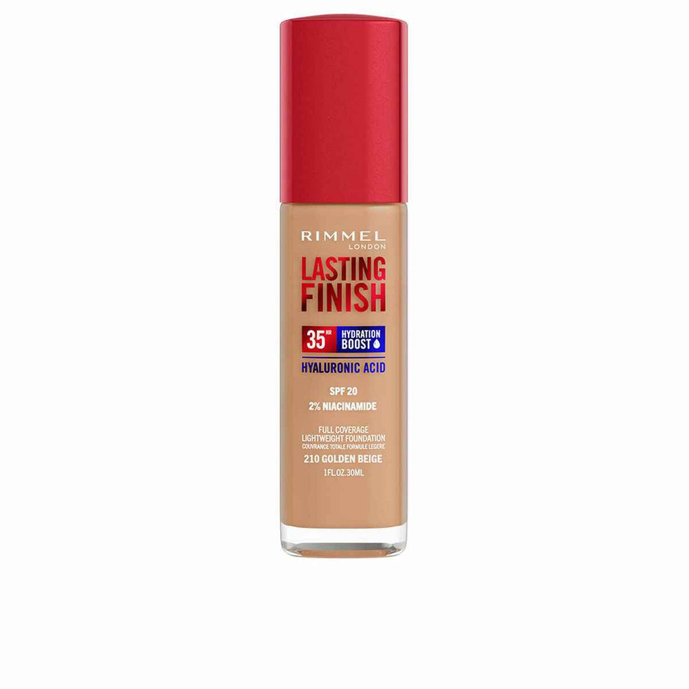 Rimmel London Lasting Finish Hydration Boost Spf20 210-Golden Beige Unisex, 30 ml