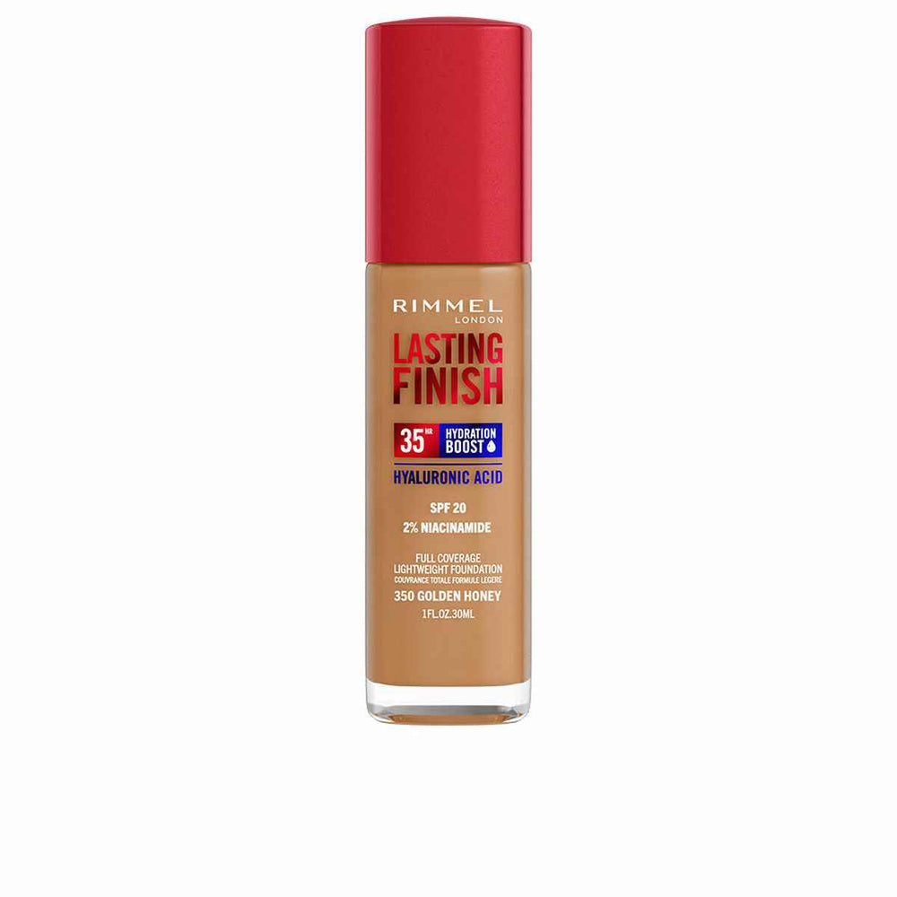 Rimmel London Lasting Finish Hydration Boost Spf20 350-Golden Honey Unisex, 30 ml
