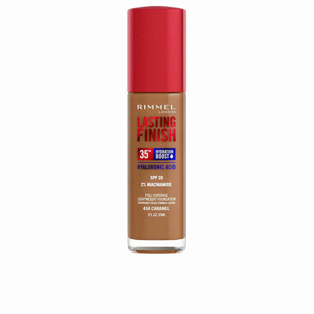 Rimmel London Lasting Finish Hydration Boost Spf20 450-Caramel Unisex, 30 ml