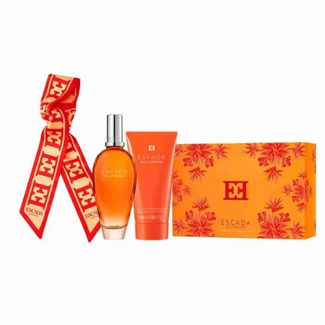 Escada Bali Paradise – Eau de Toilette Unisex Spray 100 ml, Set 3 Pieces
