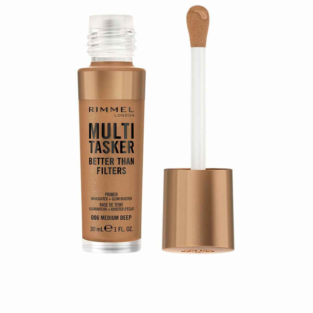 Rimmel London Multi-Tasker Prebase Iluminadora 007-Deep Unisex, 30 ml